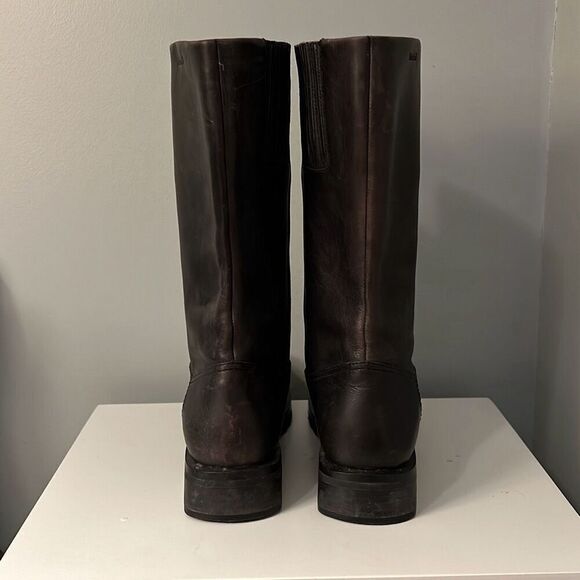 Timberland Women's Black Slip On Waterproof Leather High Riding Boots - Picture 4 of 10